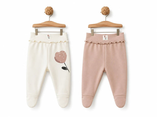 2'li Patikli Pantolon - Tivoli Mini