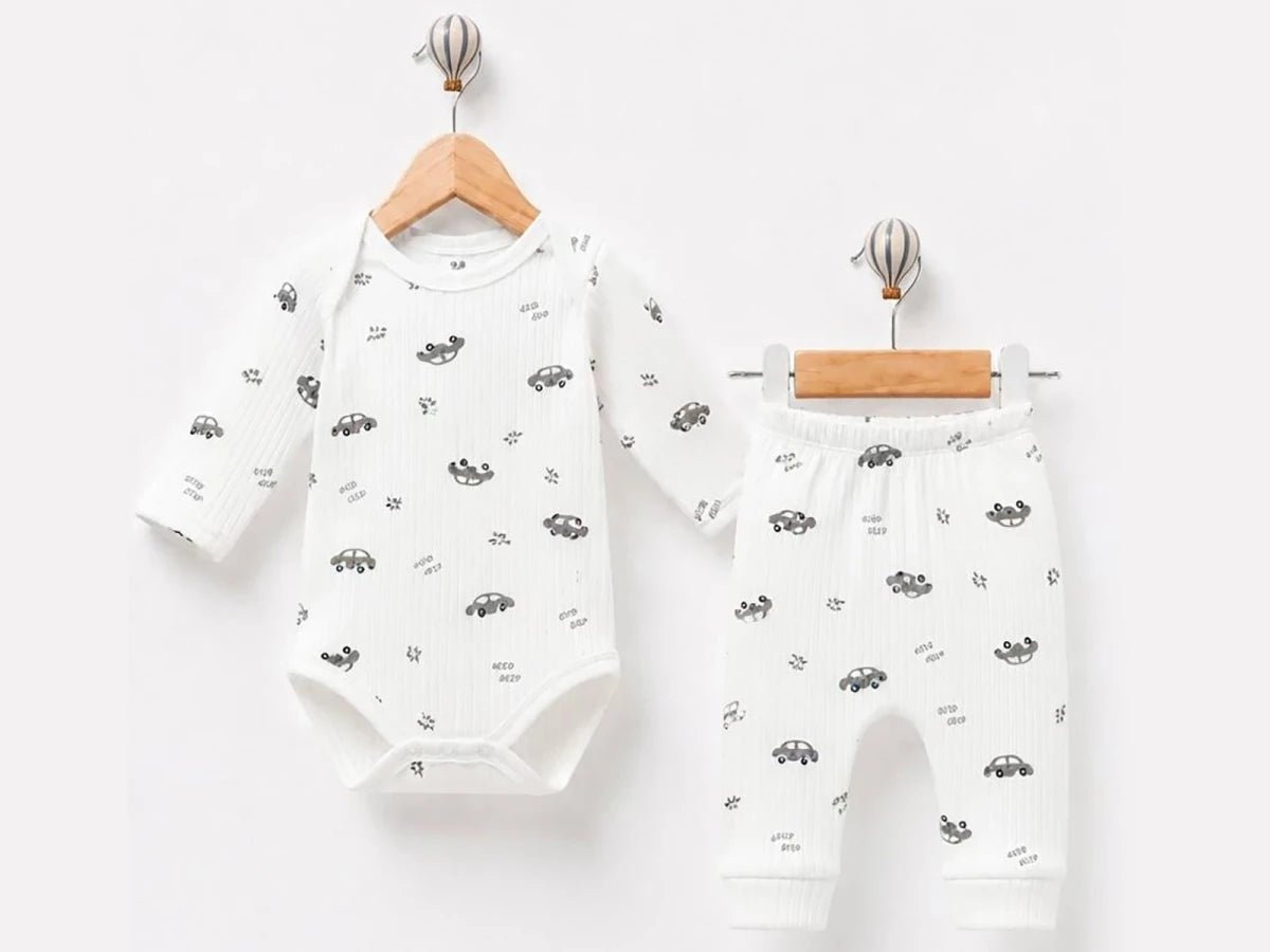 Araba Desenli Erkek Bebe Takım - Tivoli Mini