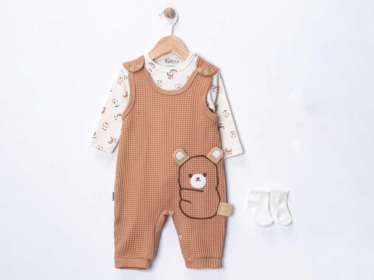 Ayıcık Baskılı Bebe Takım - Tivoli Mini