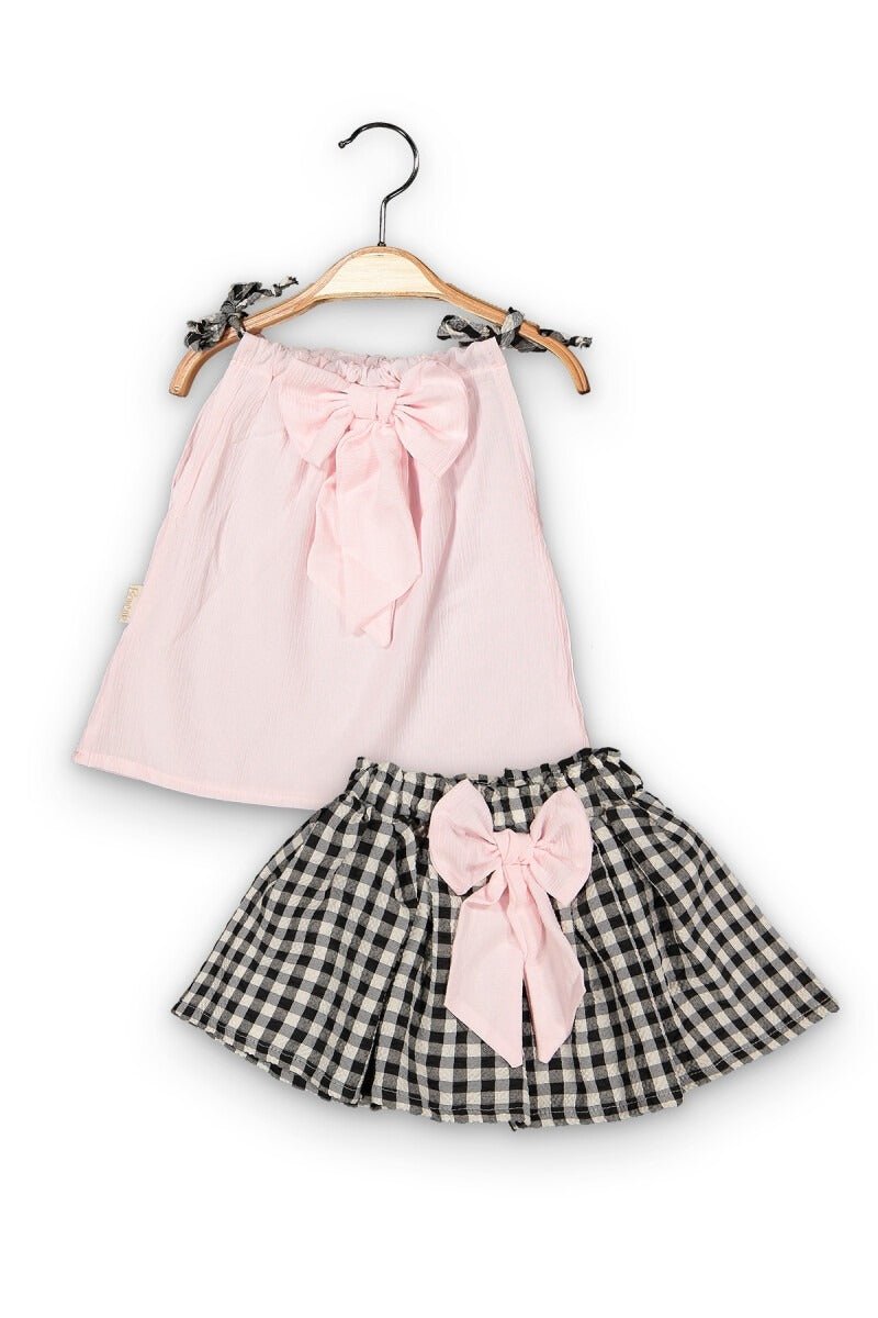 Baby Girls 2-Piece Bluz ve Etek Takım 6-24M Boncuk Bebe 1006-6099 - Tivoli Mini