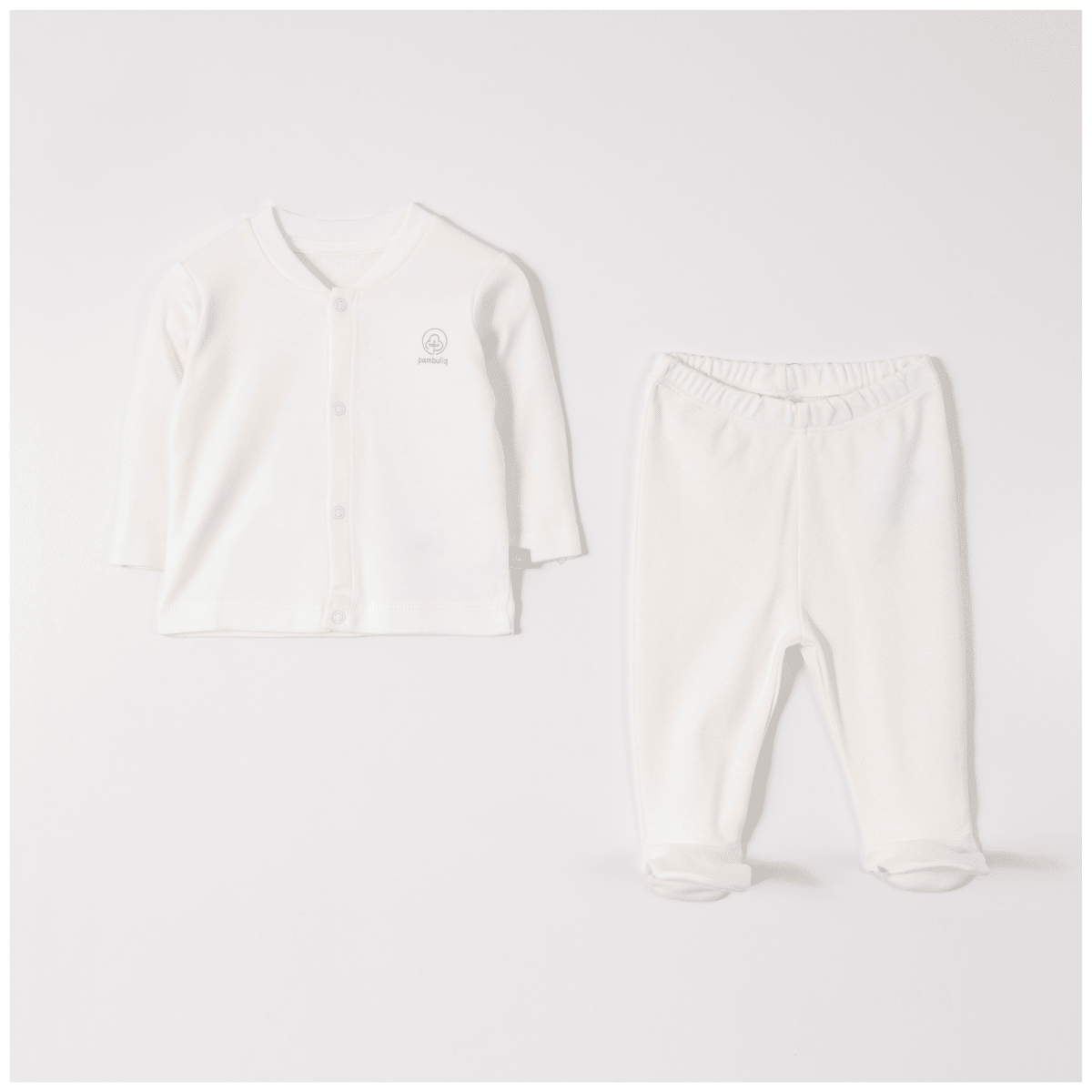 Bebek 2'li Badi ve Pantolon Takımı 0-6M Pambuliq 2030-6546 - Tivoli Mini
