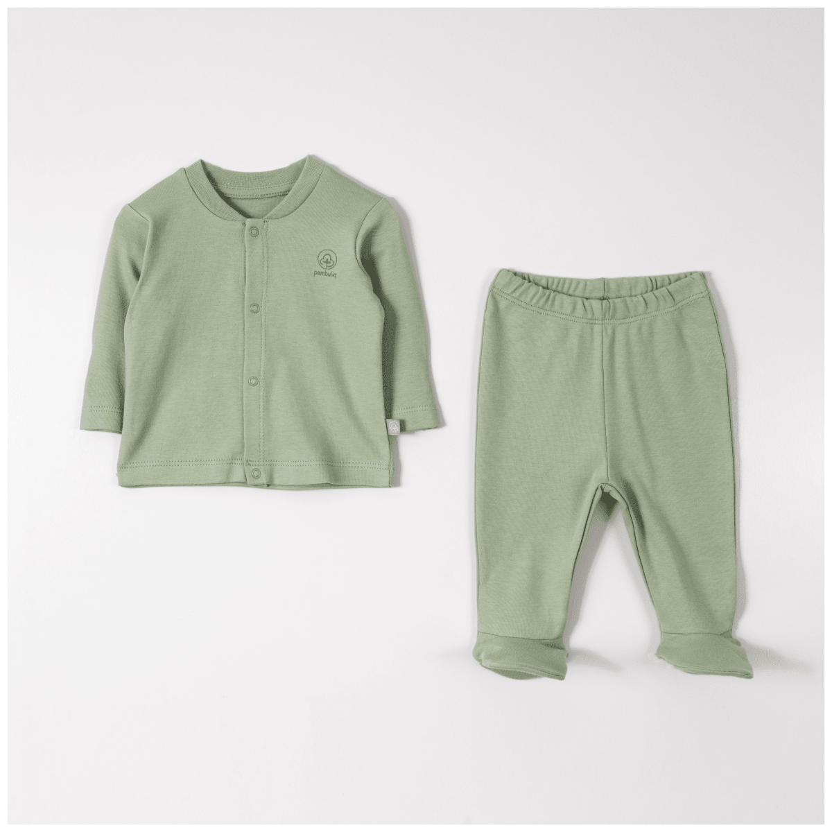 Bebek 2'li Badi ve Pantolon Takımı 0-6M Pambuliq 2030-6548 - Tivoli Mini