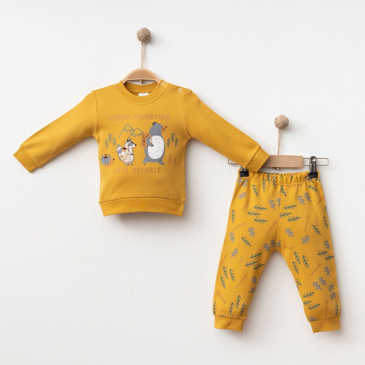 Bebek 2'li Badi ve Pantolon Takımı 6-18M Gümüş Baby 2043-002040 - Tivoli Mini