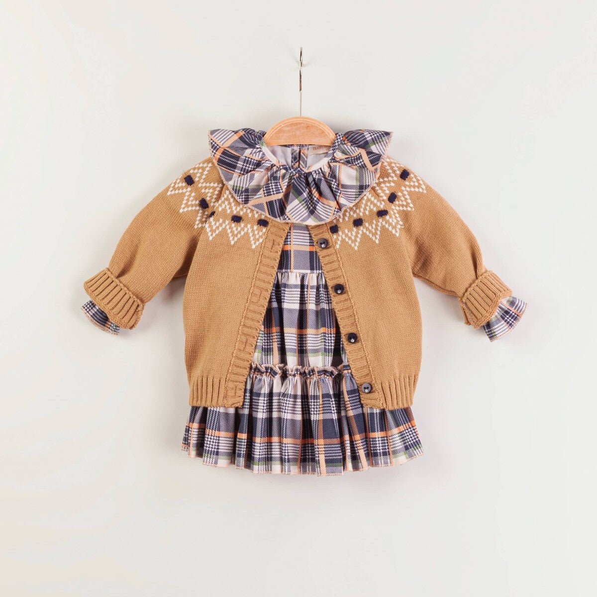 Bebek 2'li Hırka ve Elbise Takım 9-24M Babymuz 2009-5123 - Tivoli Mini