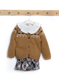 Bebek 3'lü Gömlek Etek Hırka Takım 9-24M Babymuz 2009-5124 - Tivoli Mini