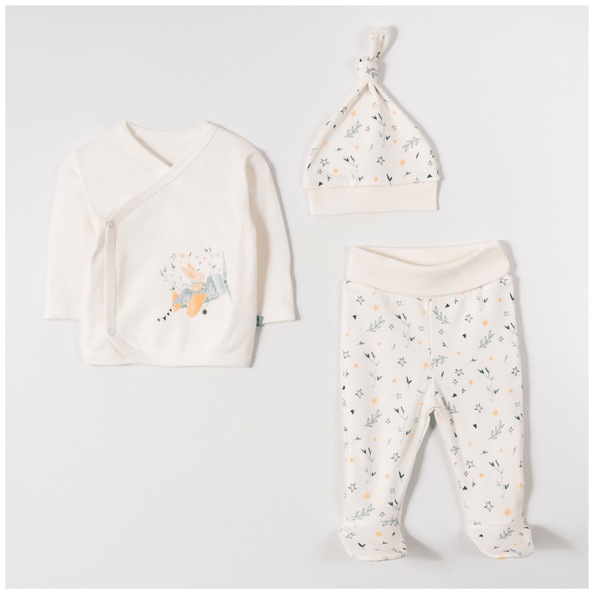 Bebek 3'lü Yenidoğan Takım 0-1M Pambuliq 2030-6501 - Tivoli Mini