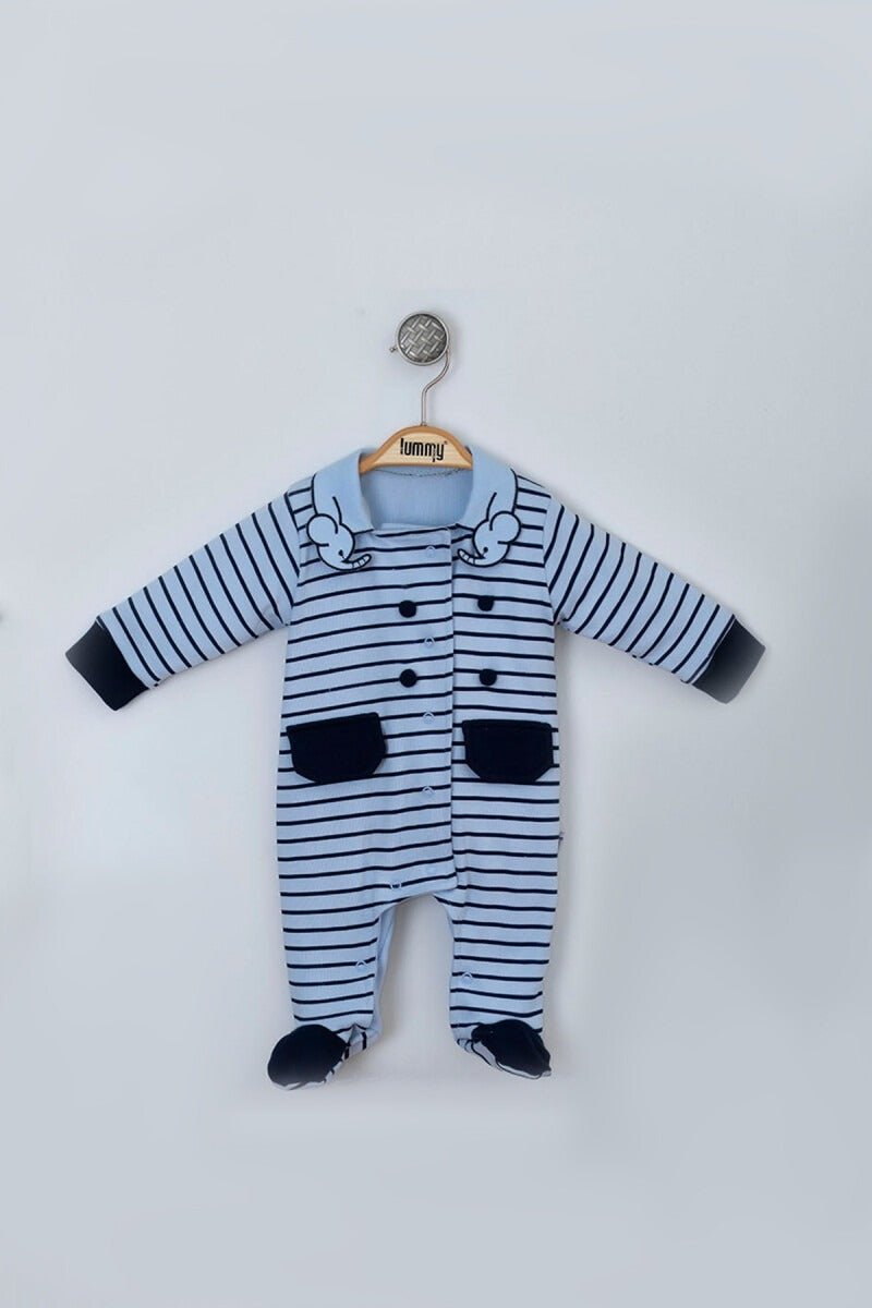 Bebek Çizgili Tulum 0-9M Lummy Baby 2010-1473 - Tivoli Mini