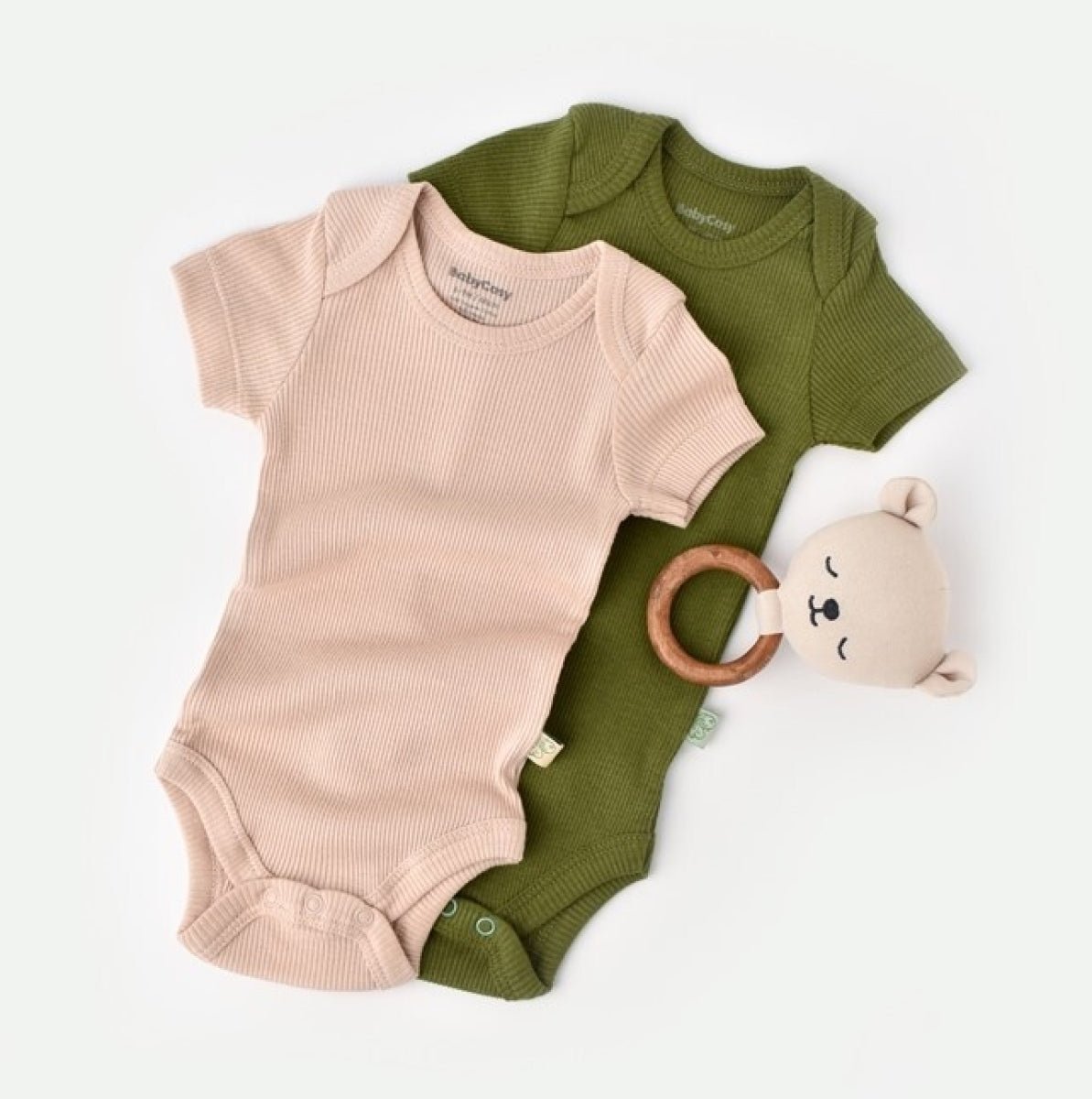 Bebek Modal 2 Li Kısa Kollu Body 3-24M Baby Cosy 2022-CSYM11212 - Tivoli Mini