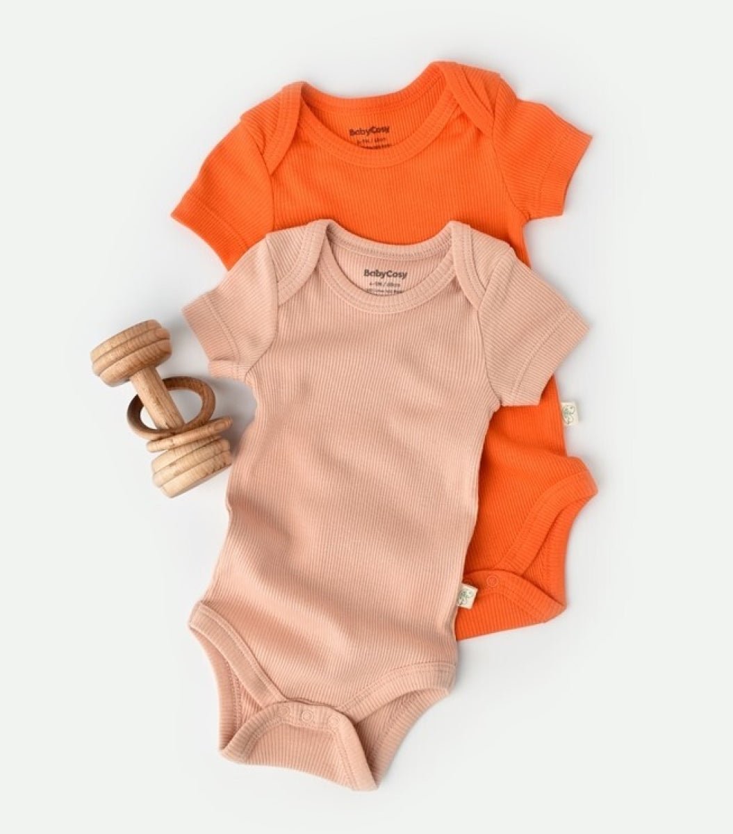 Bebek Modal 2 Li Kısa Kollu Body 3-24M Baby Cosy 2022-CSYM11214 - Tivoli Mini