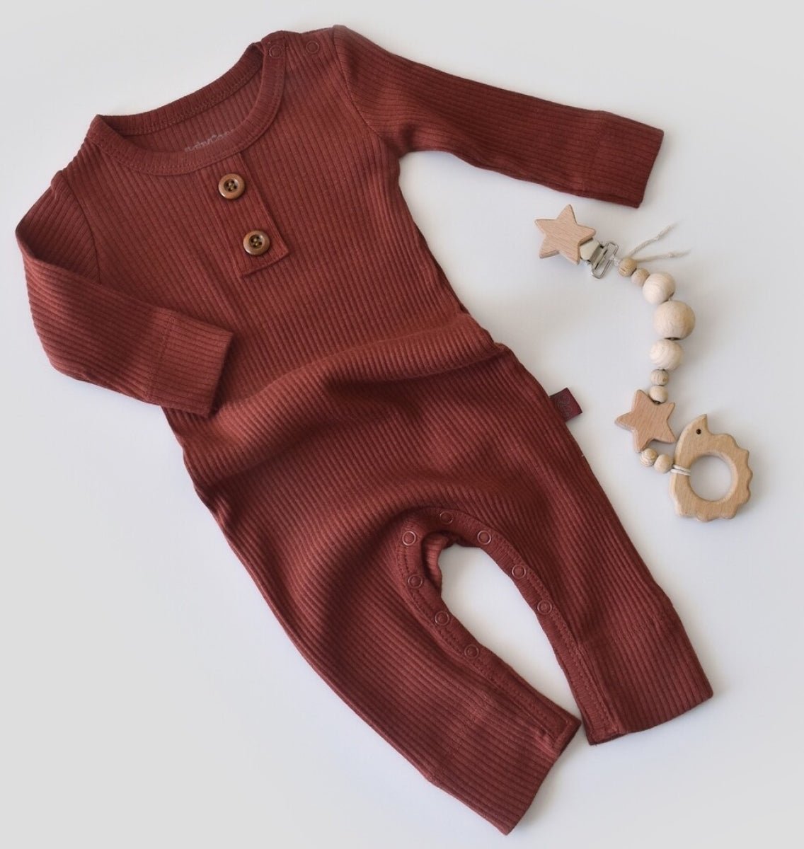 Bebek Modal Uzun Kollu Tulum 3-24M Baby Cosy 2022-CSYM11409 - Tivoli Mini