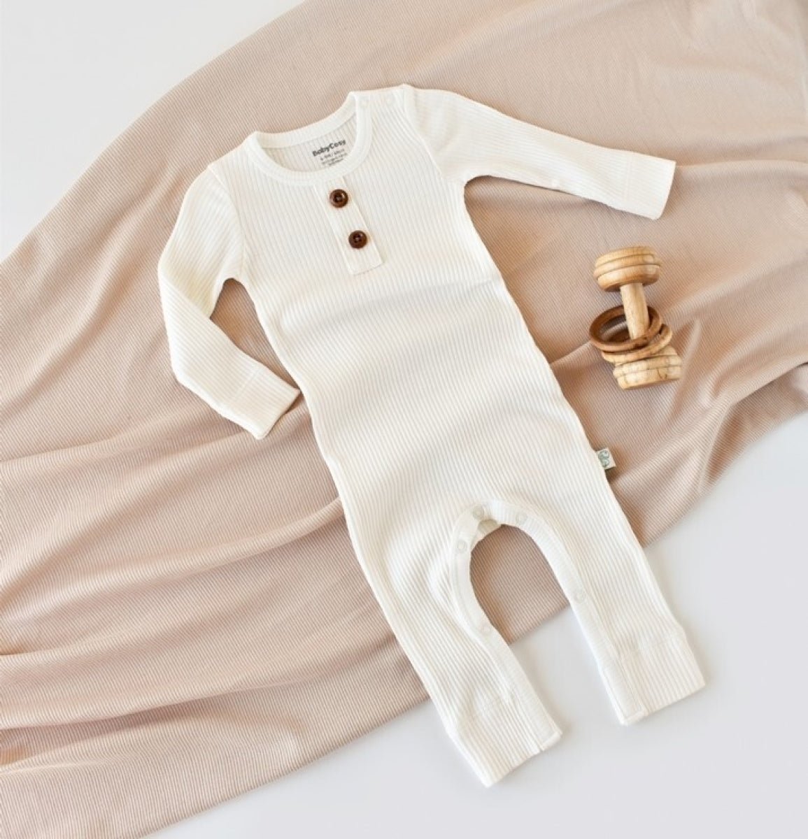 Bebek Modal Uzun Kollu Tulum Baby Cosy 2022-CSYM11418 - Tivoli Mini