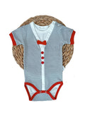 Bebek Ribana Çizgili Zıbın 6-18M Tomuycuk 1074-20275 - Tivoli Mini