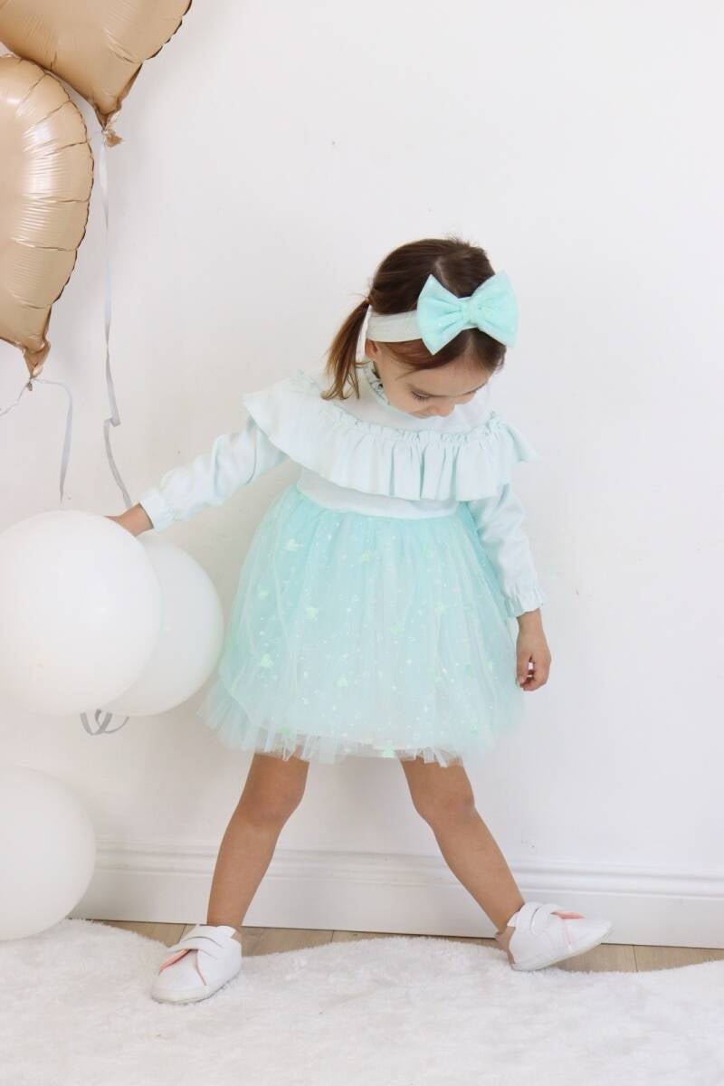 Bebek Tüllü Valon Elbise 6-24M Serkon Baby&Kids 1084-M0569 - Tivoli Mini