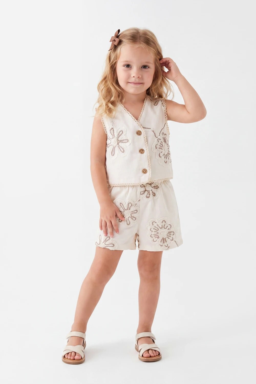 Brode Muslin Elbise - Tivoli Mini