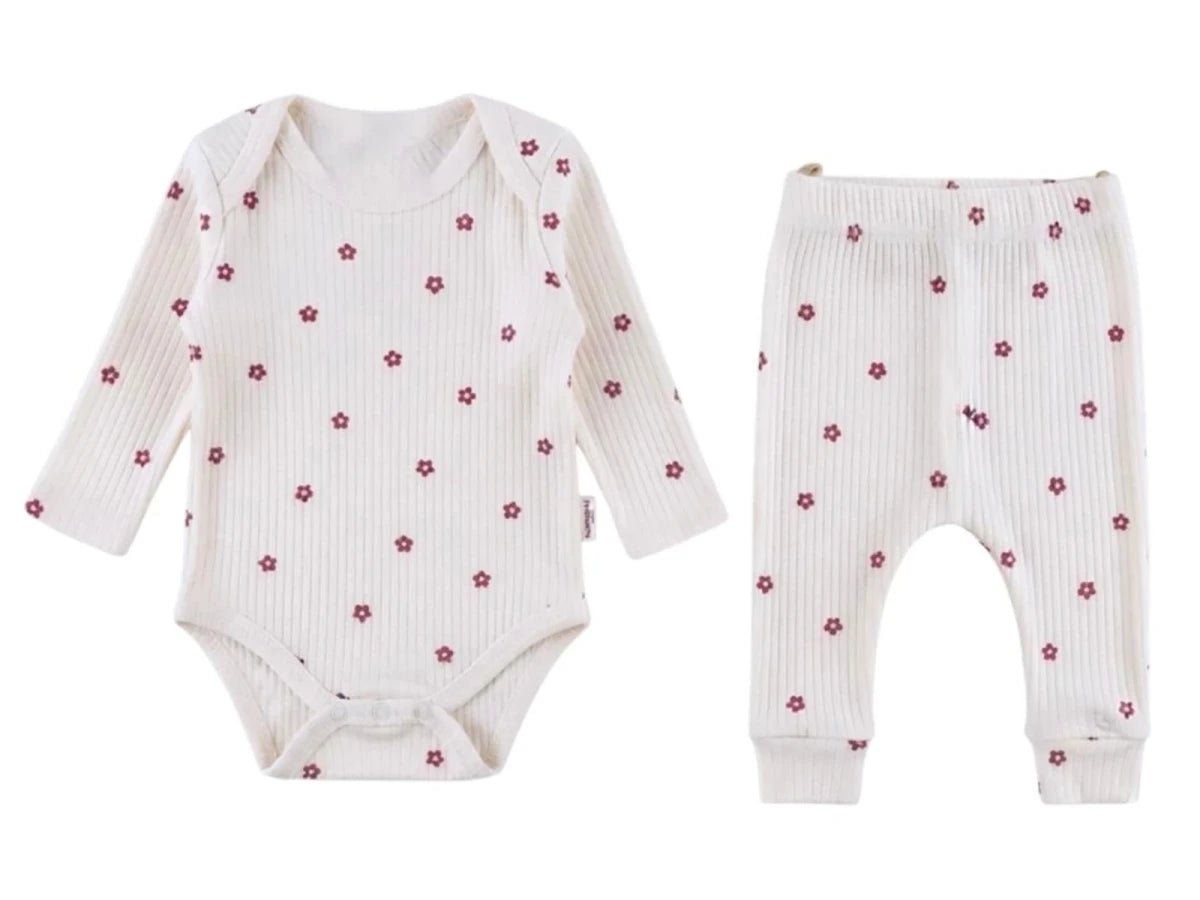 Çiçek Desenli Kız Bebe Takım - Tivoli Mini