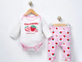 Çilek Baskılı Kız Bebe Takım - Tivoli Mini