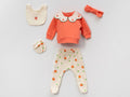 Çilek Desenli 5li Kız Bebe Takım - Tivoli Mini