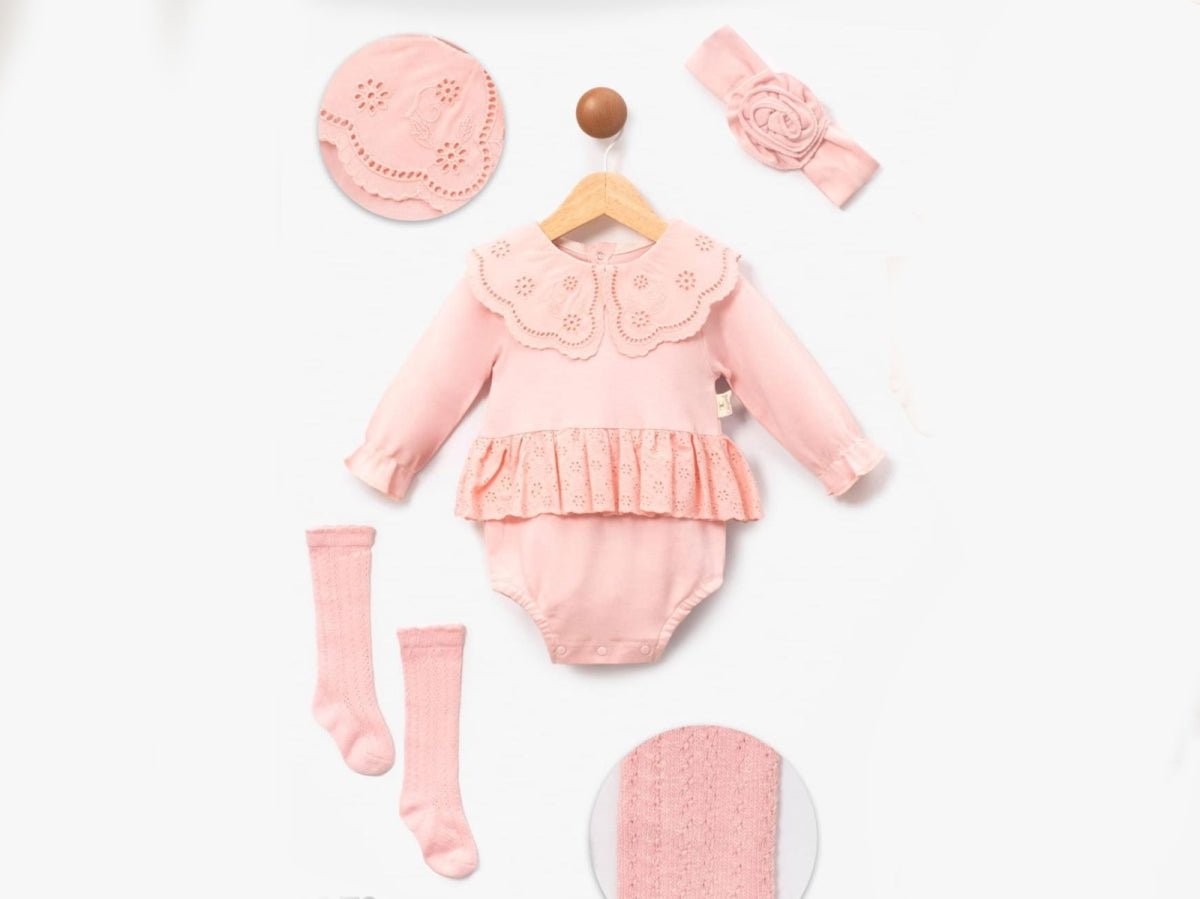 Dantel Detaylı Bebe Kız Elbise - Tivoli Mini