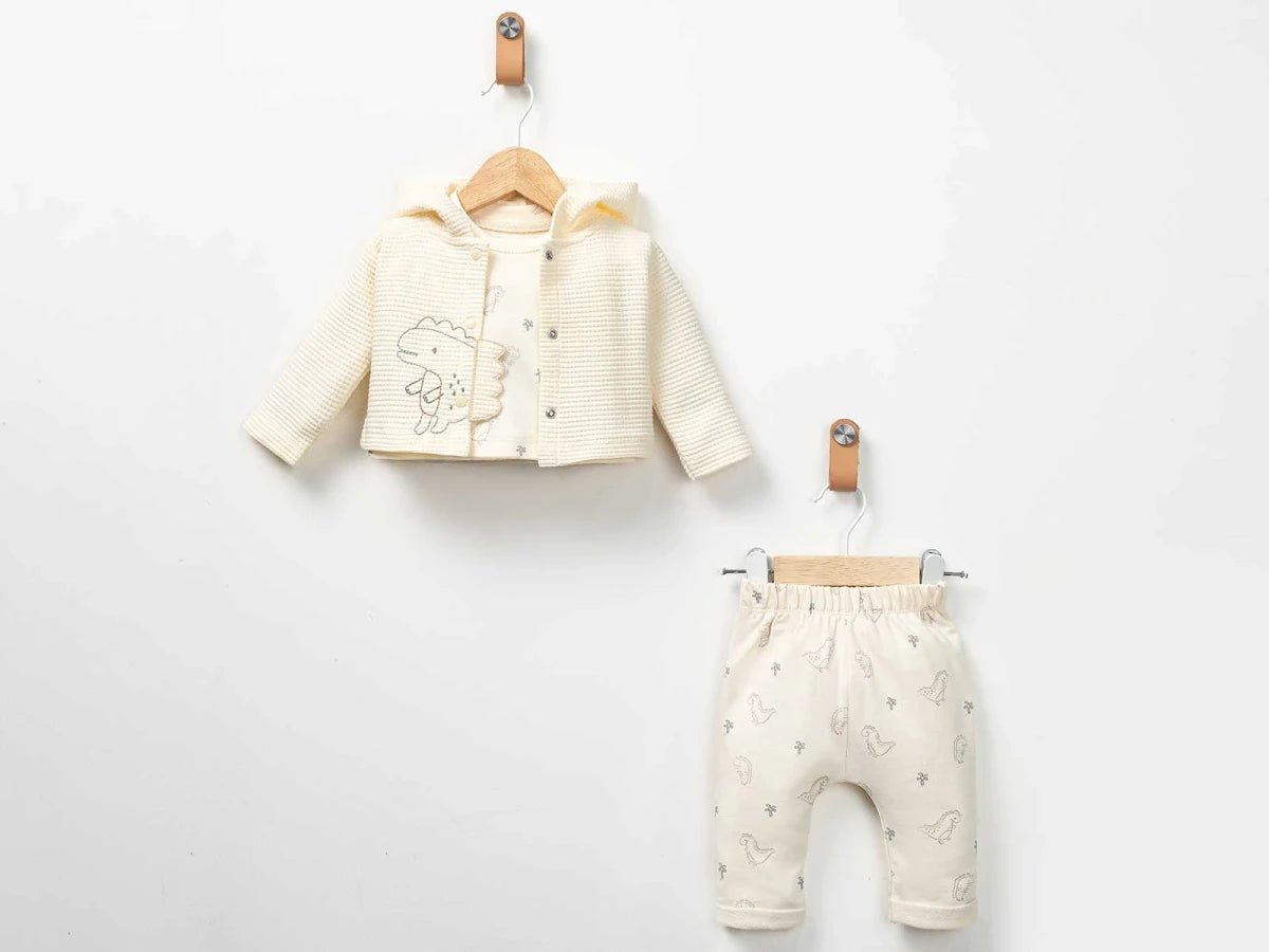 Dino Baskılı Erkek Bebe Takım - Tivoli Mini