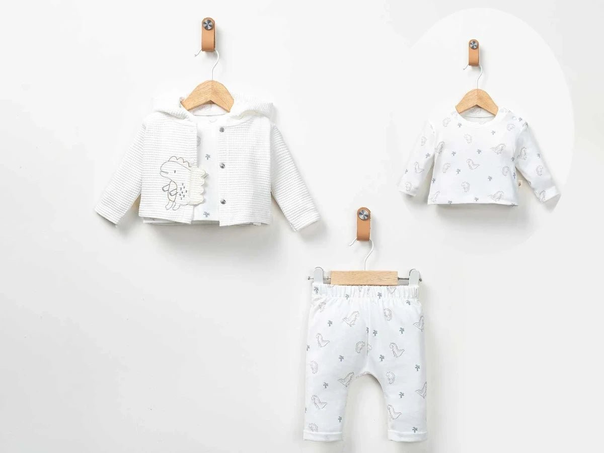 Dino Baskılı Erkek Bebe Takım - Tivoli Mini