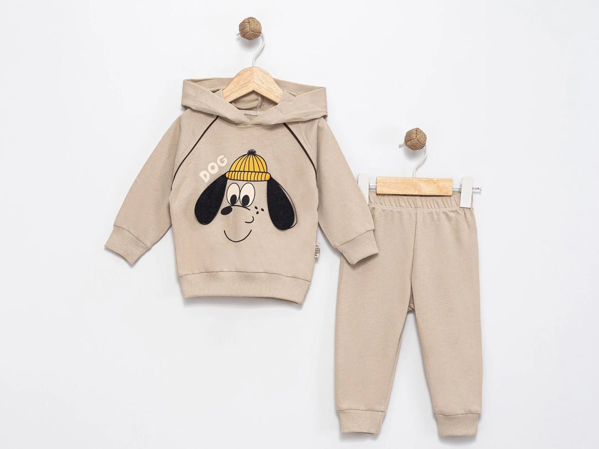 Dog Baskılı Erkek Bebe Takım - Tivoli Mini