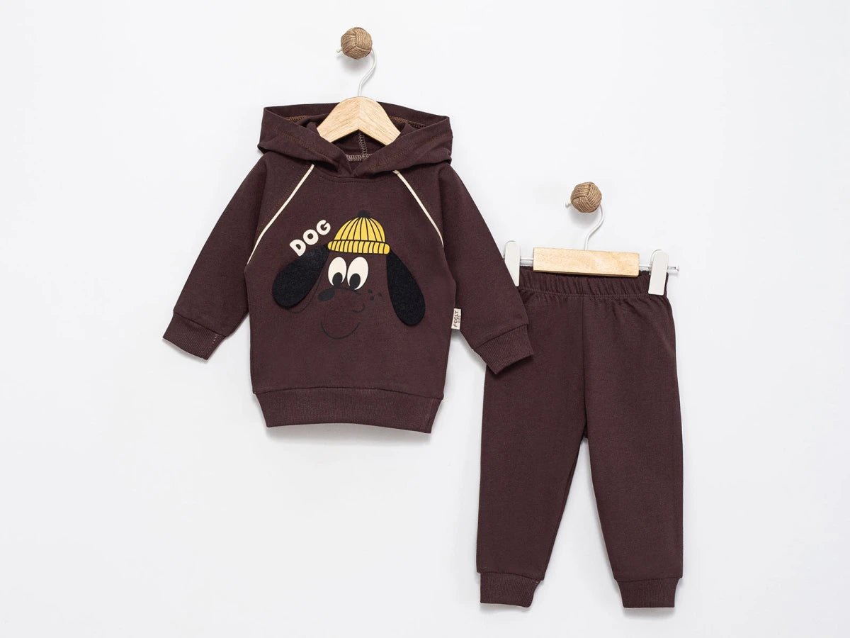 Dog Baskılı Erkek Bebe Takım - Tivoli Mini