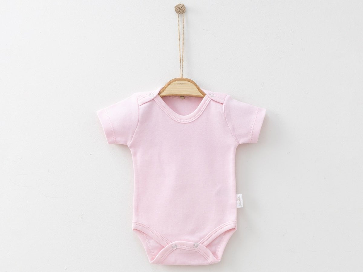 Düz Kısa Kollu Unisex Çıtçıtlı Badi - Tivoli Mini