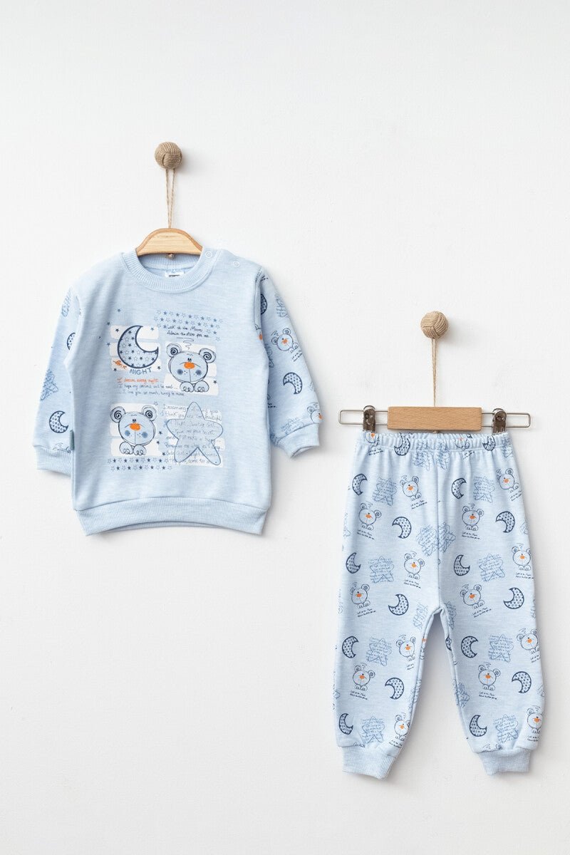 Erkek Bebek 2'li Pijama Takımı 9-18M Hoppidik 2017-1923 - Tivoli Mini