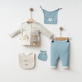 Erkek Bebek 5'li Yenidoğan Takım 0-3 M Vina baby 2042-003015 - Tivoli Mini