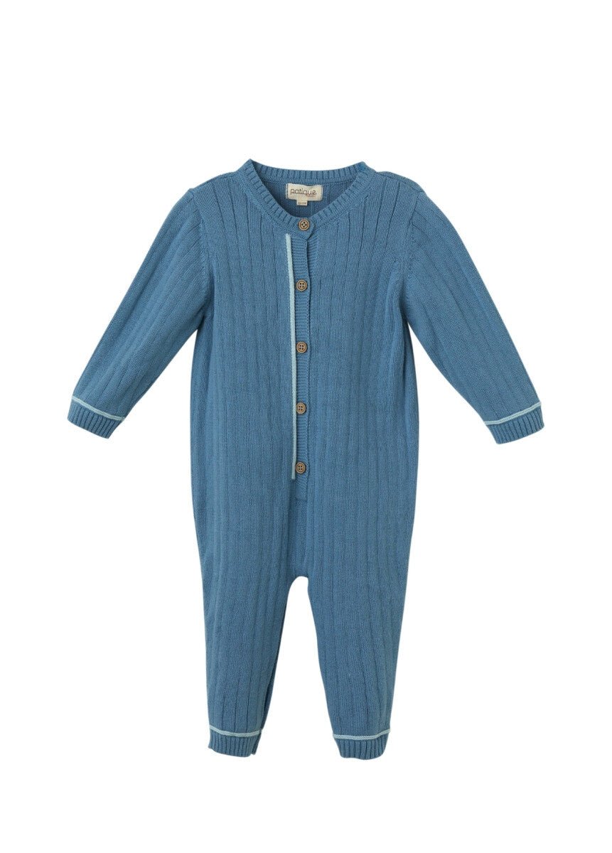 Erkek Bebek Organik Pamuk Tulum Uludağ Triko 3-18M 1061-21134 - Tivoli Mini