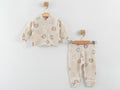 Fil Desenli Raporlu Erkek Bebe Pijama Takım - Tivoli Mini