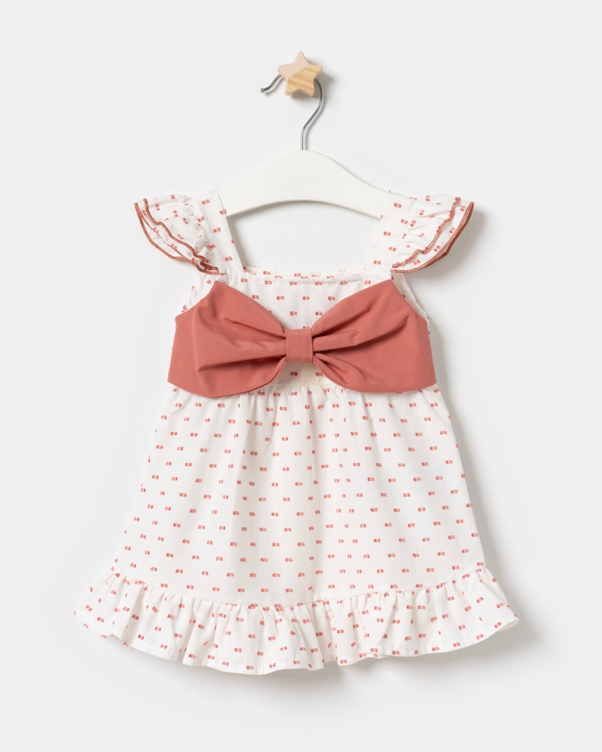 Fiyonklu Askılı Kız Bebek Elbise (9/12 Ay-2/3 Yaş) - Tivoli Mini