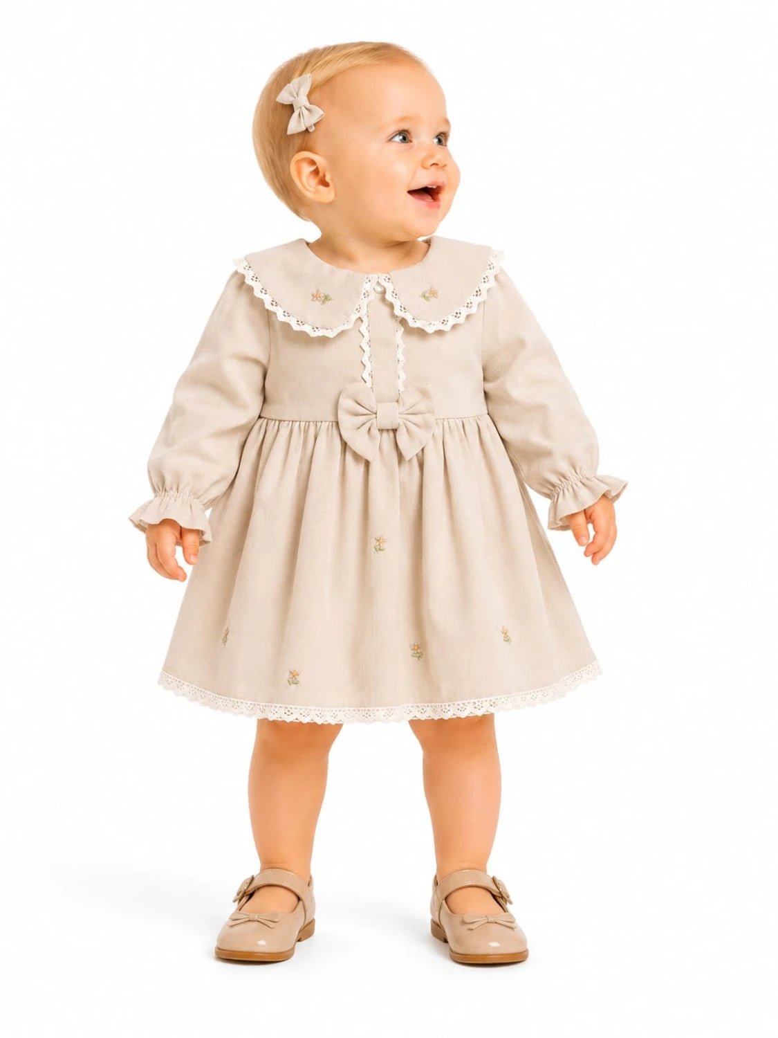 Floral Embroidered Baby Dress - Tivoli Mini