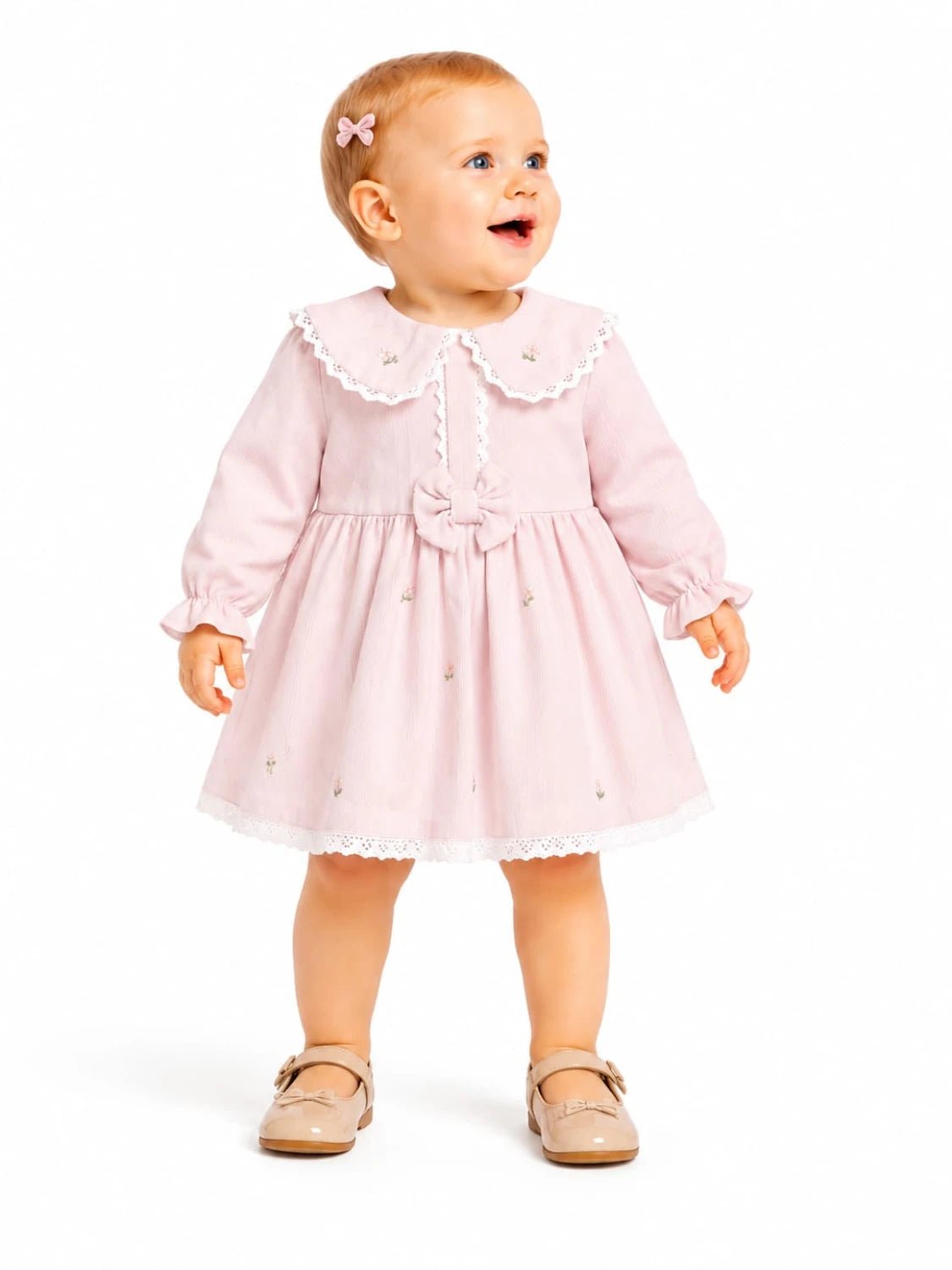 Floral Embroidered Baby Dress - Tivoli Mini