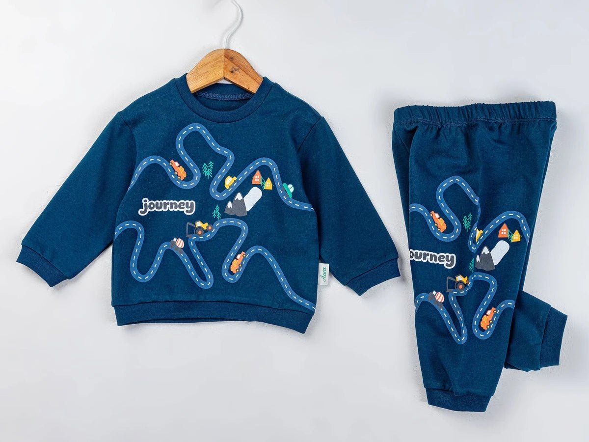Journey Baskılı Erkek Bebek Takım - Tivoli Mini