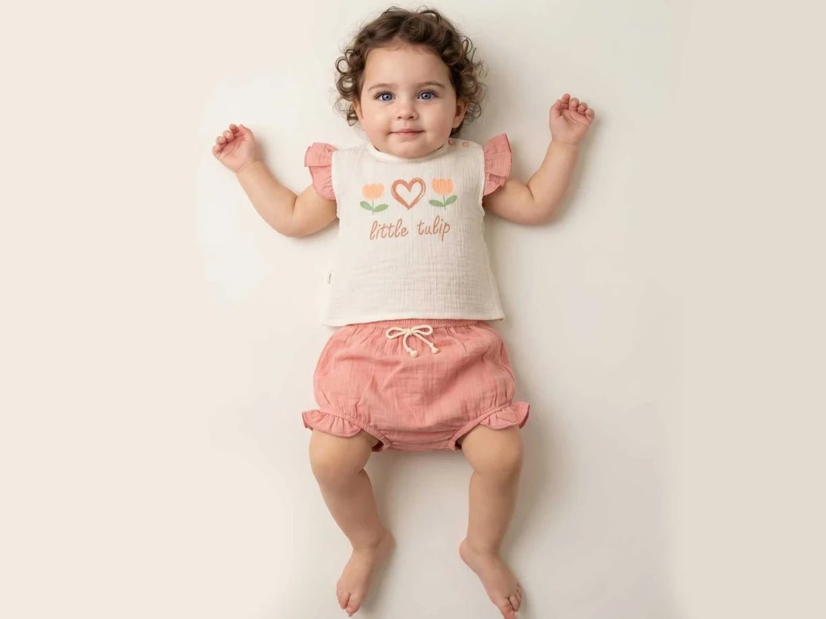 Kalpli Kız Bebe Takım - Tivoli Mini