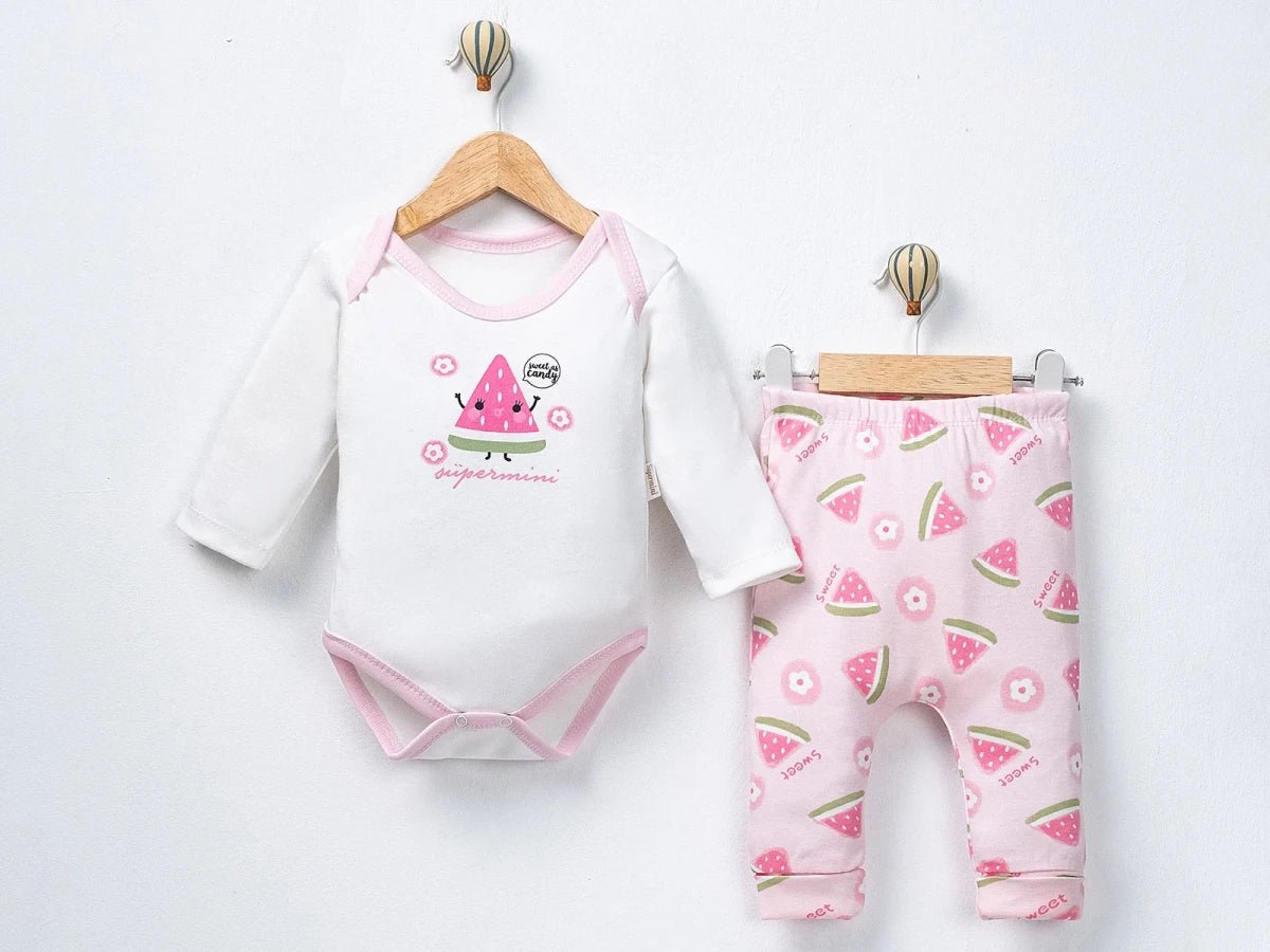 Karpuz Baskılı Kız Bebe Takım - Tivoli Mini