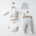 KENDİNDEN ELDİVENLİ BASKILI 3 LÜ SET - Tivoli Mini
