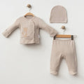 KENDİNDEN ELDİVENLİ BASKILI 3 LÜ SET - Tivoli Mini
