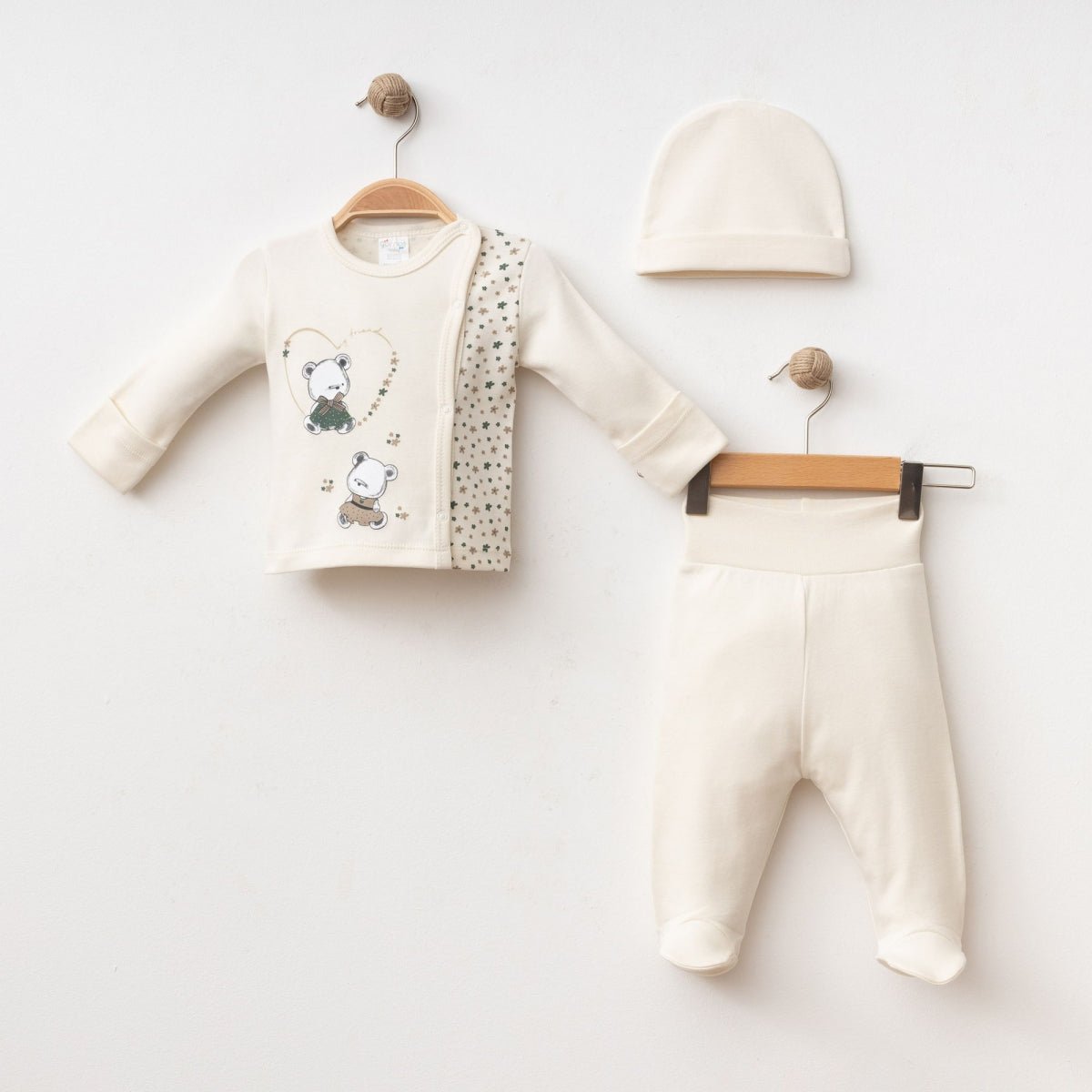 KENDİNDEN ELDİVENLİ ÖN VE ARKA BASKILI 3 LÜ SET - Tivoli Mini