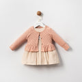 Kız Bebek 2'li Ceket ve Elbise Takımı 9-24M Cumino 1014-CMN3491 - Tivoli Mini