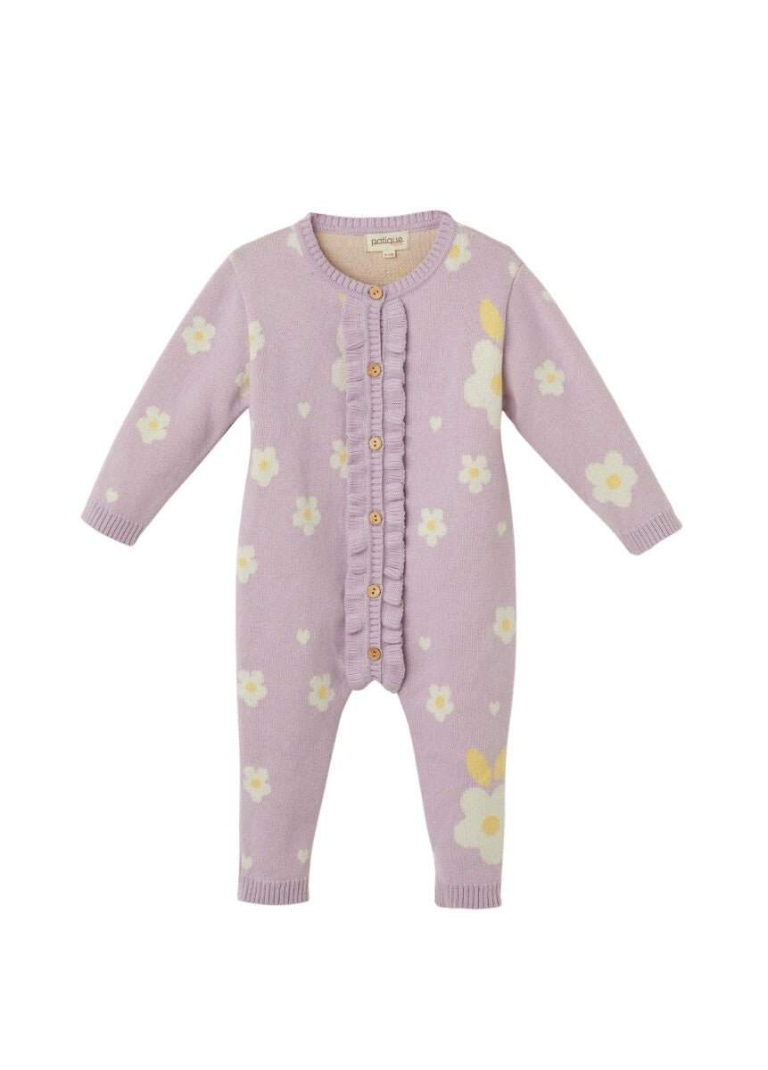 Kız Bebek Organik Pamuk Tulum 3-18M Uludağ Triko 1061-21133 - Tivoli Mini