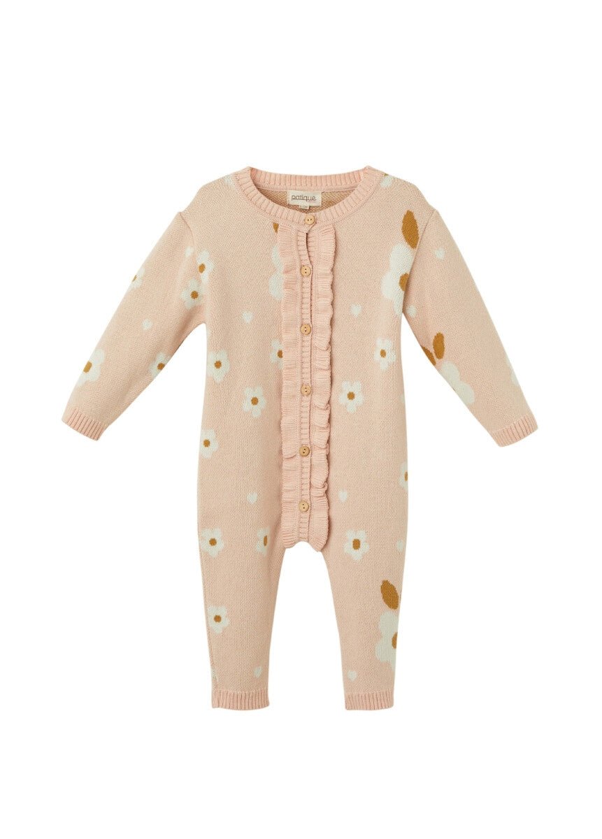 Kız Bebek Organik Pamuk Tulum 3-18M Uludağ Triko 1061-21133 - Tivoli Mini