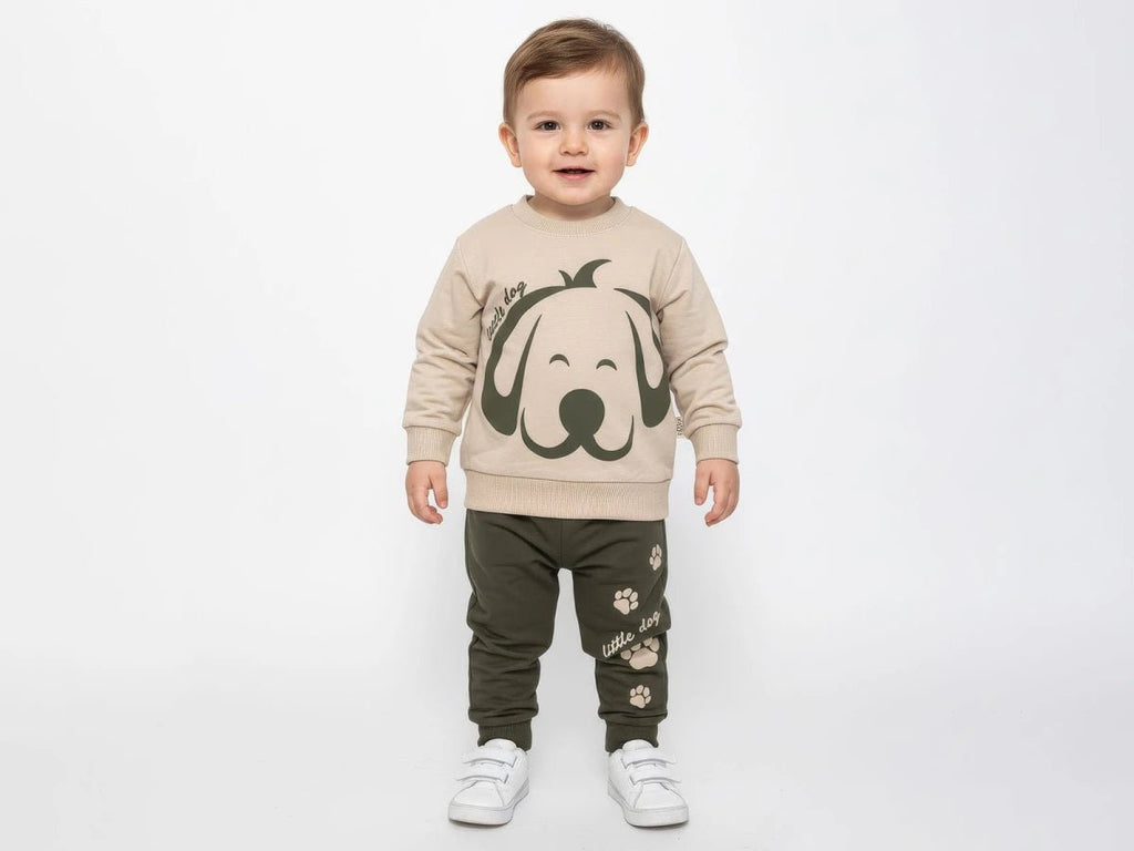 Köpek Baskılı Erkek Bebe Takım - Tivoli Mini