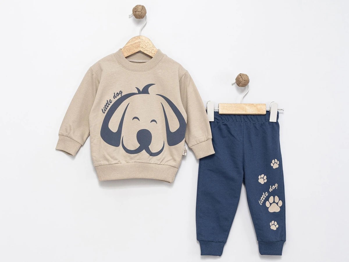 Köpek Baskılı Erkek Bebe Takım - Tivoli Mini