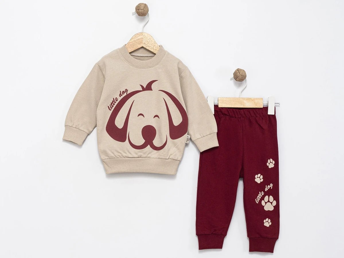 Köpek Baskılı Erkek Bebe Takım - Tivoli Mini