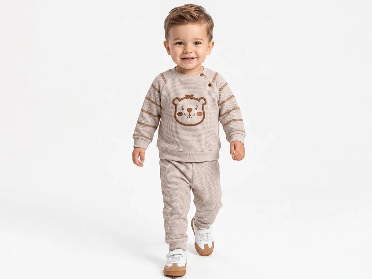 Kunduz Baskılı Erkek Bebe Takım - Tivoli Mini
