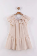 M 0928 | Bow Linen Dress - M 0928 - Tivoli Mini