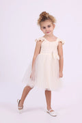 M 1006 | Floral Embroidered Tulle Dress - M 1006 - Tivoli Mini