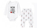 Mom & Dad Baskılı Erkek Bebe Takım - Tivoli Mini